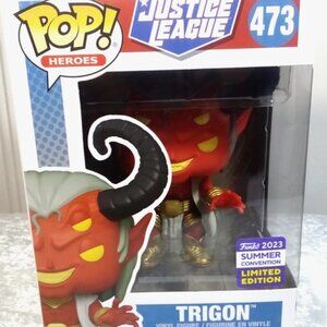 Funko Pop Heroes Justice League Trigon #473 Summer Conv. Limited Edition